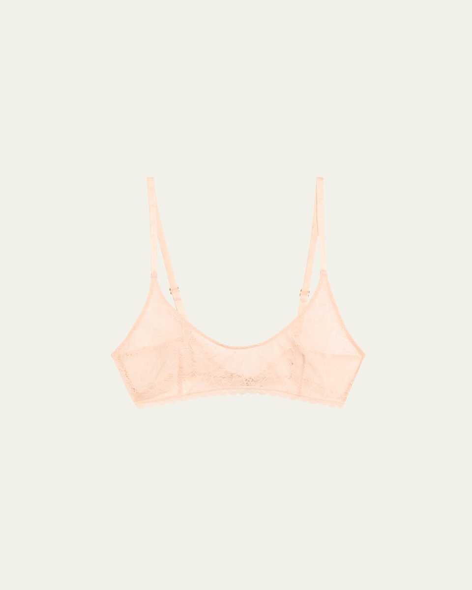 Dahlia Floral Lace Soft Bra